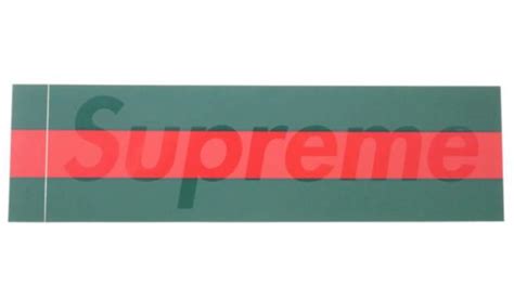 is the supreme gucci box logo real